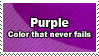 Purple Stamp