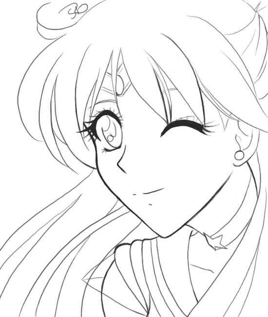 .:. Sailor Venus Lineart .:.