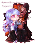 .:. Chibi Commission: DeathBliss .:. by StephanieRosario