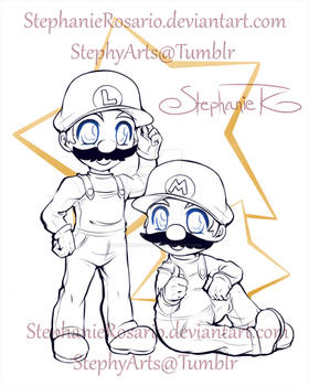 .:. Lineart: MarioBros. .:.