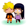 NaruHina chibi style