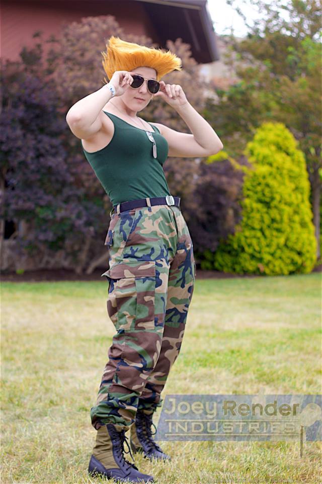 guile street fighter genderbend cosplay