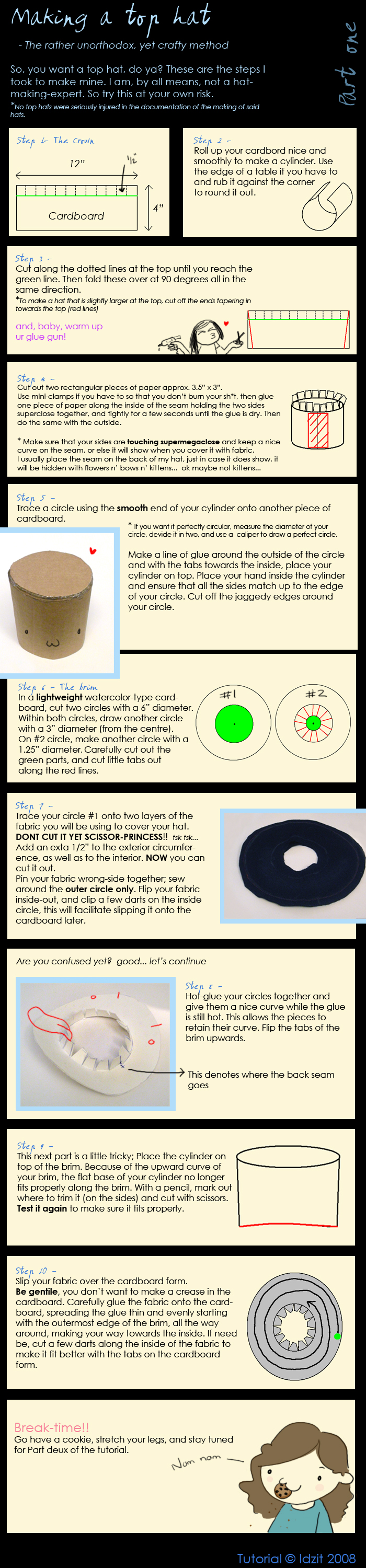 Top Hat Tutorial 1 by Idzit