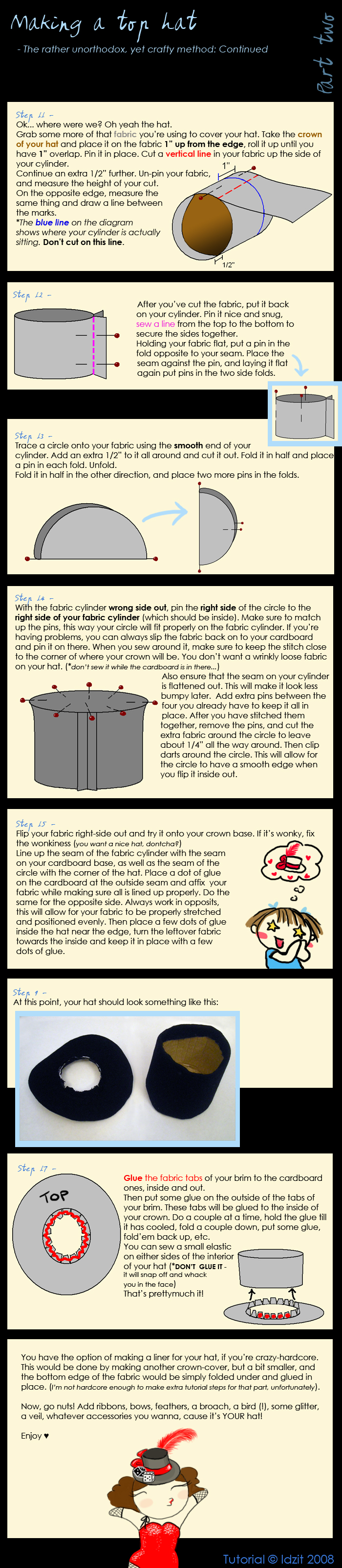 Top Hat Tutorial 2 by Idzit