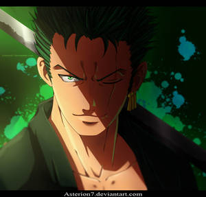 Speed painting Roronoa Zoro by Asterion7