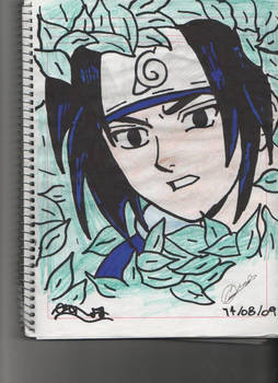 Sasuke entre las hojas