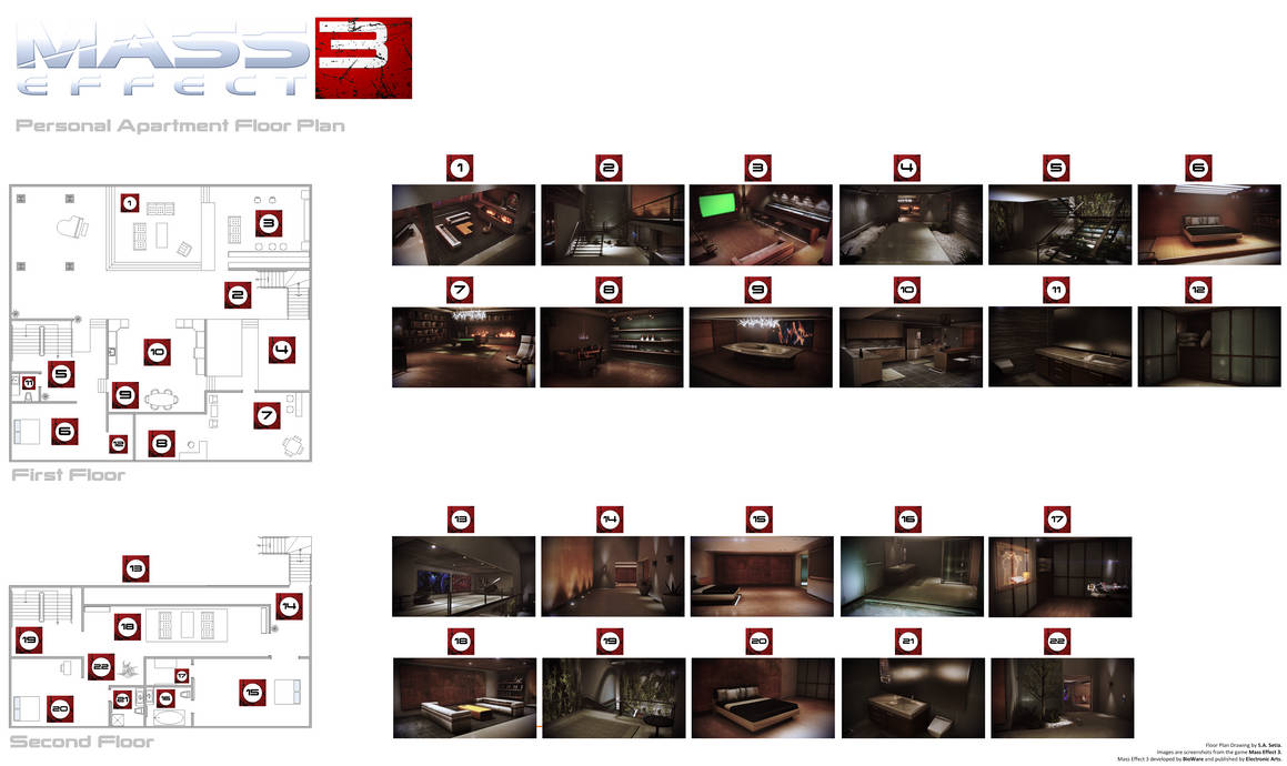 ME3 Citadel Apartment Floor Plan by UltimateZetya on DeviantArt