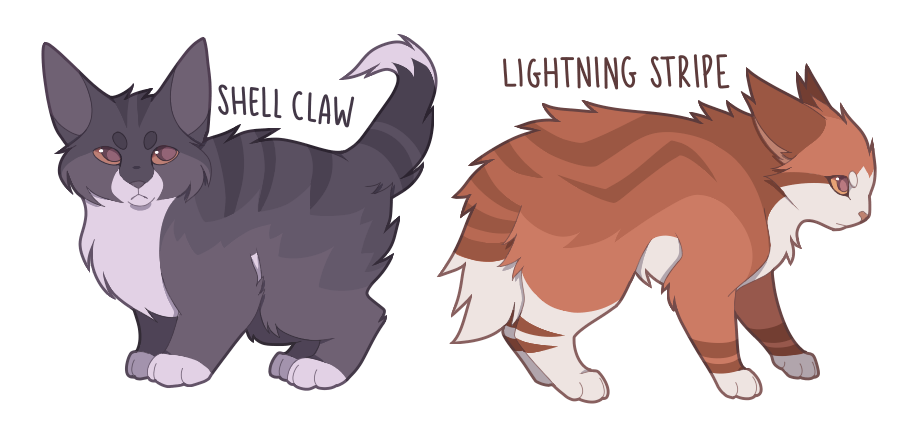 Lightning Stripe and Shell Claw