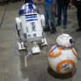 Momocon 2019 R2D2 and BB8