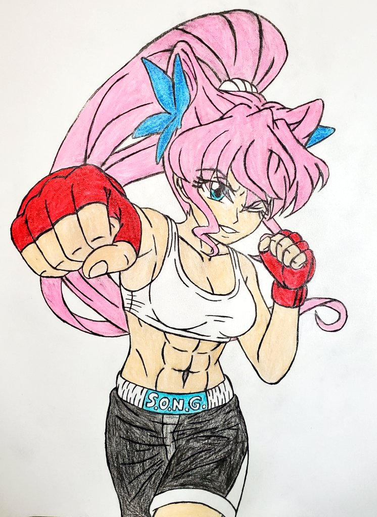 Lessja Boxing Maria Boxing Maria Cadenzavna Eve by dcb2art on DeviantArt