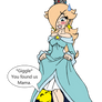 Luma's hiding under Rosalina's dress