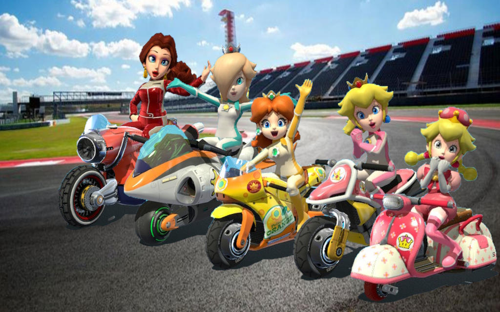 The Ladies of Mario Kart 8 by dcb2art on DeviantArt