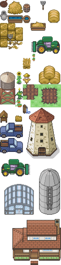 Farm Exterior Tileset by aveontrainer on DeviantArt