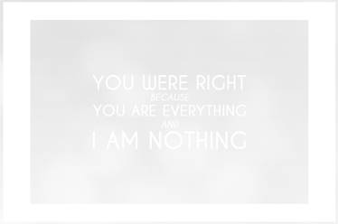 I am nothing