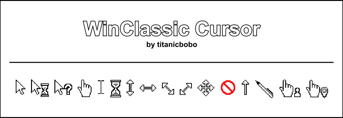 WinClassic cursor for Windows by titanicbobo on DeviantArt