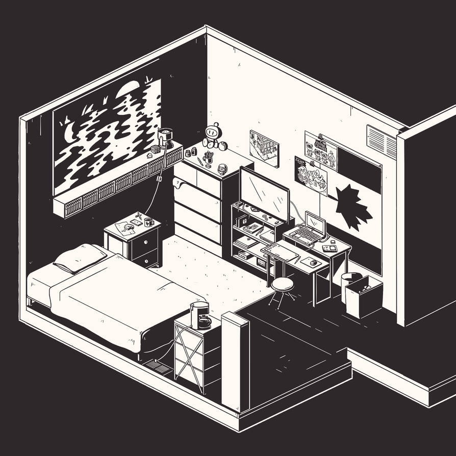 Isometric Shadow of Rest by Beetalerry on DeviantArt