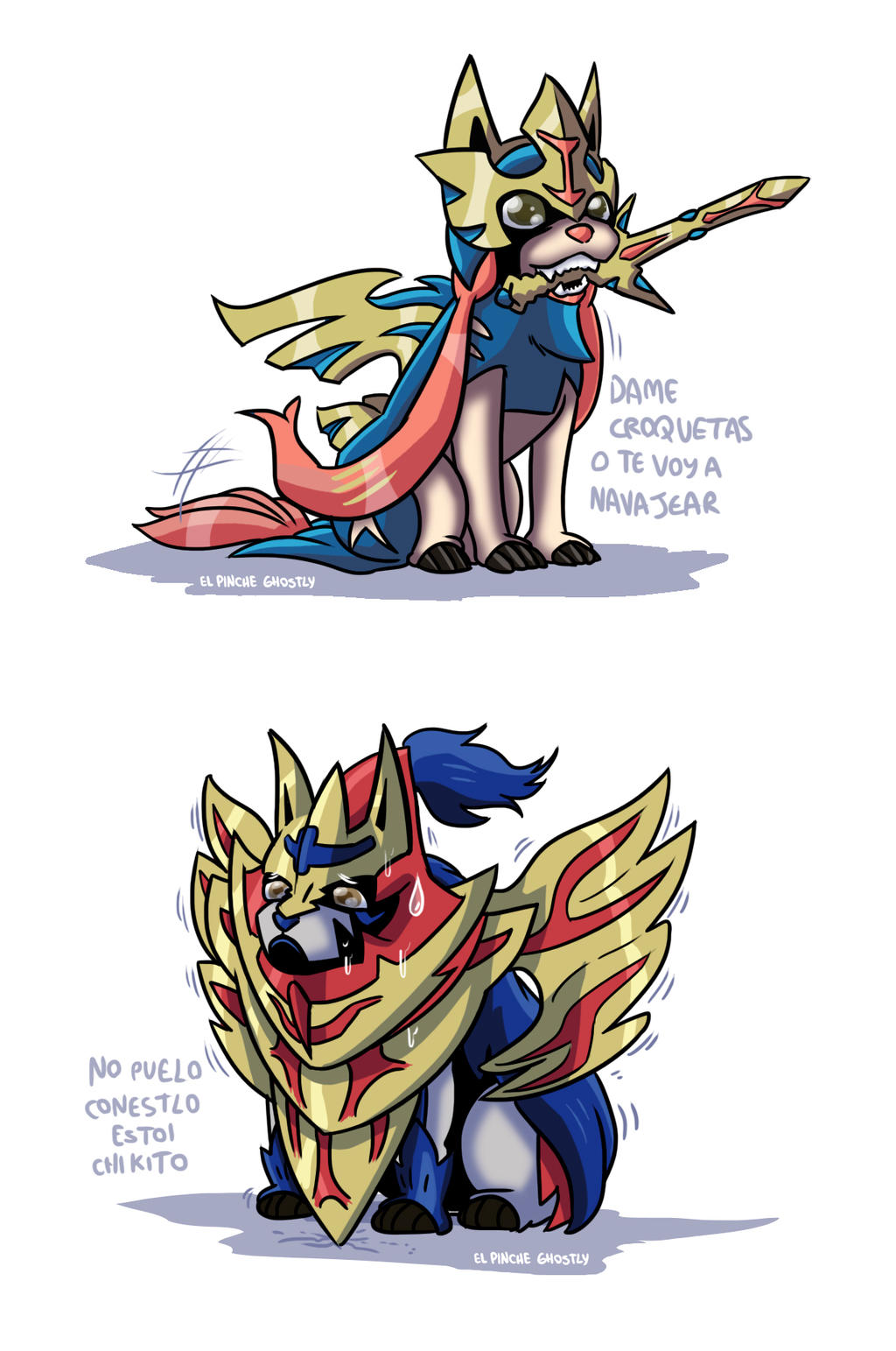 Pokemon Sword And Shield Zacian And Zamacenta By
