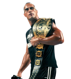 The Rock Undisputed WWE Champion (2002) render