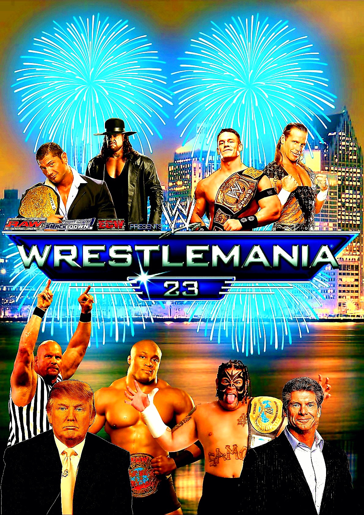 Wm23 Wrestlemania 23 Poster