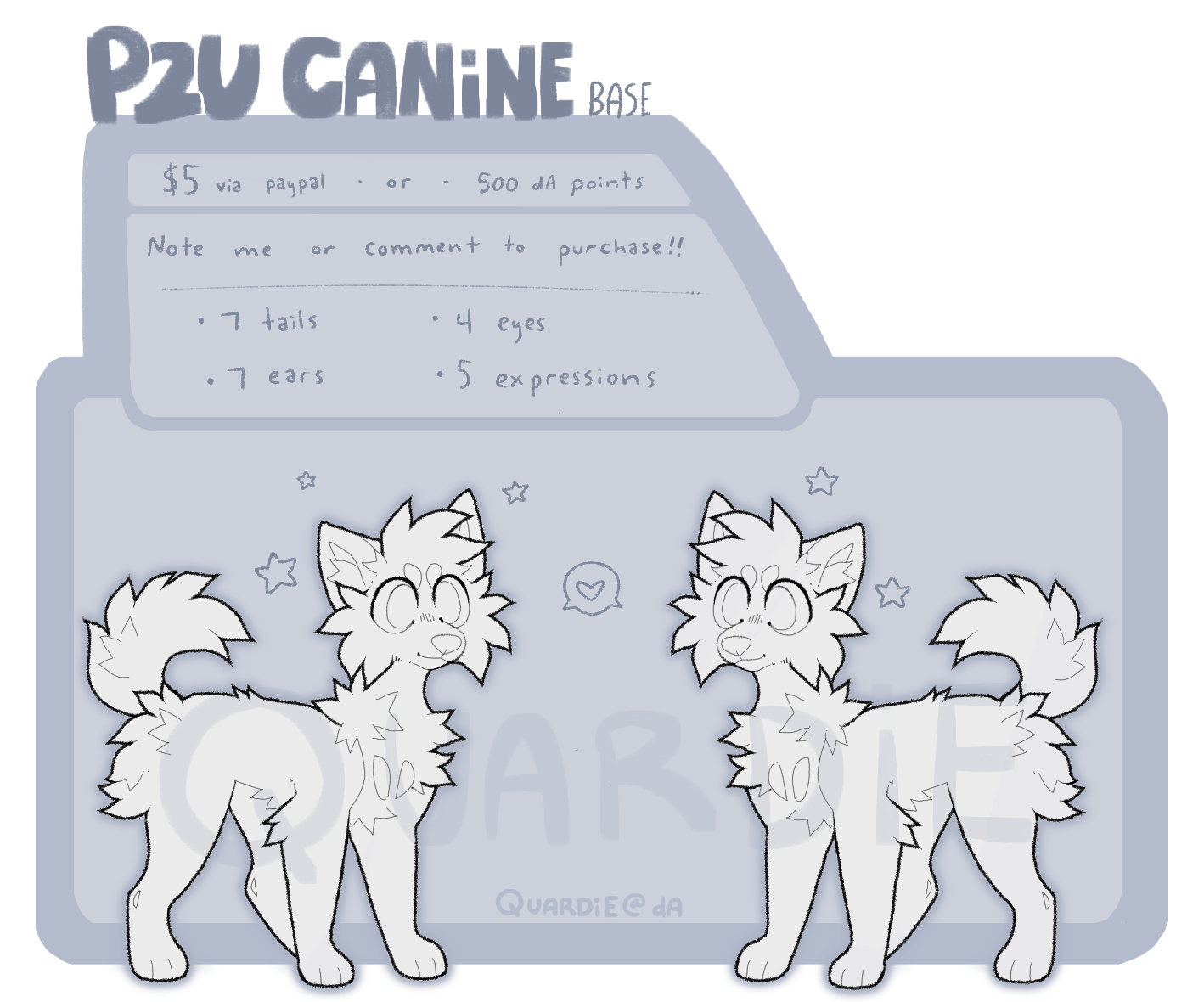 P2u Canine Feral Base (UPDATED 3.9.20)