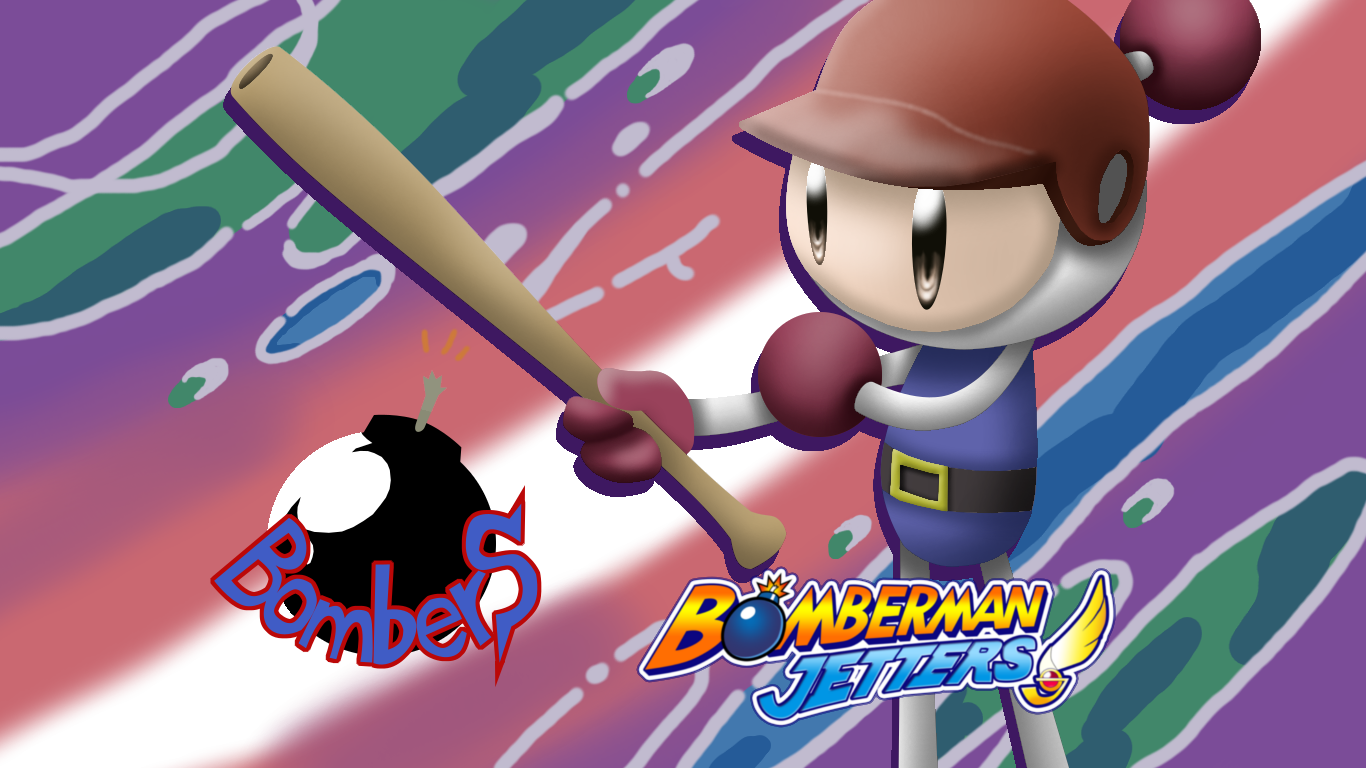 Bomberman Jetters Baseball Wallpaper (Remastered)