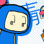 Blue Bomberman wallpaper