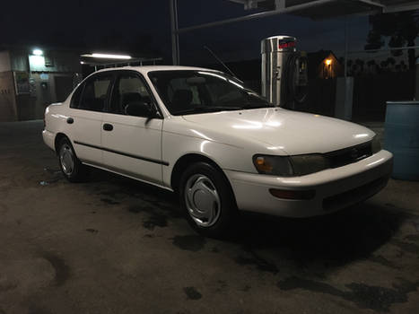 My 1995 Toyota Corolla DX 5 speed.