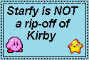 Starfy and Kirby stamp by Miruthekirby