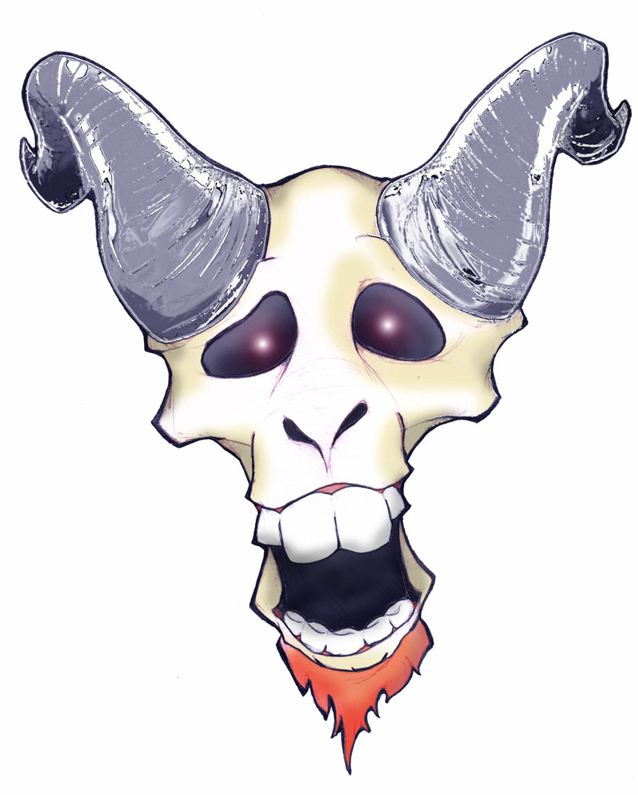 Goat skull