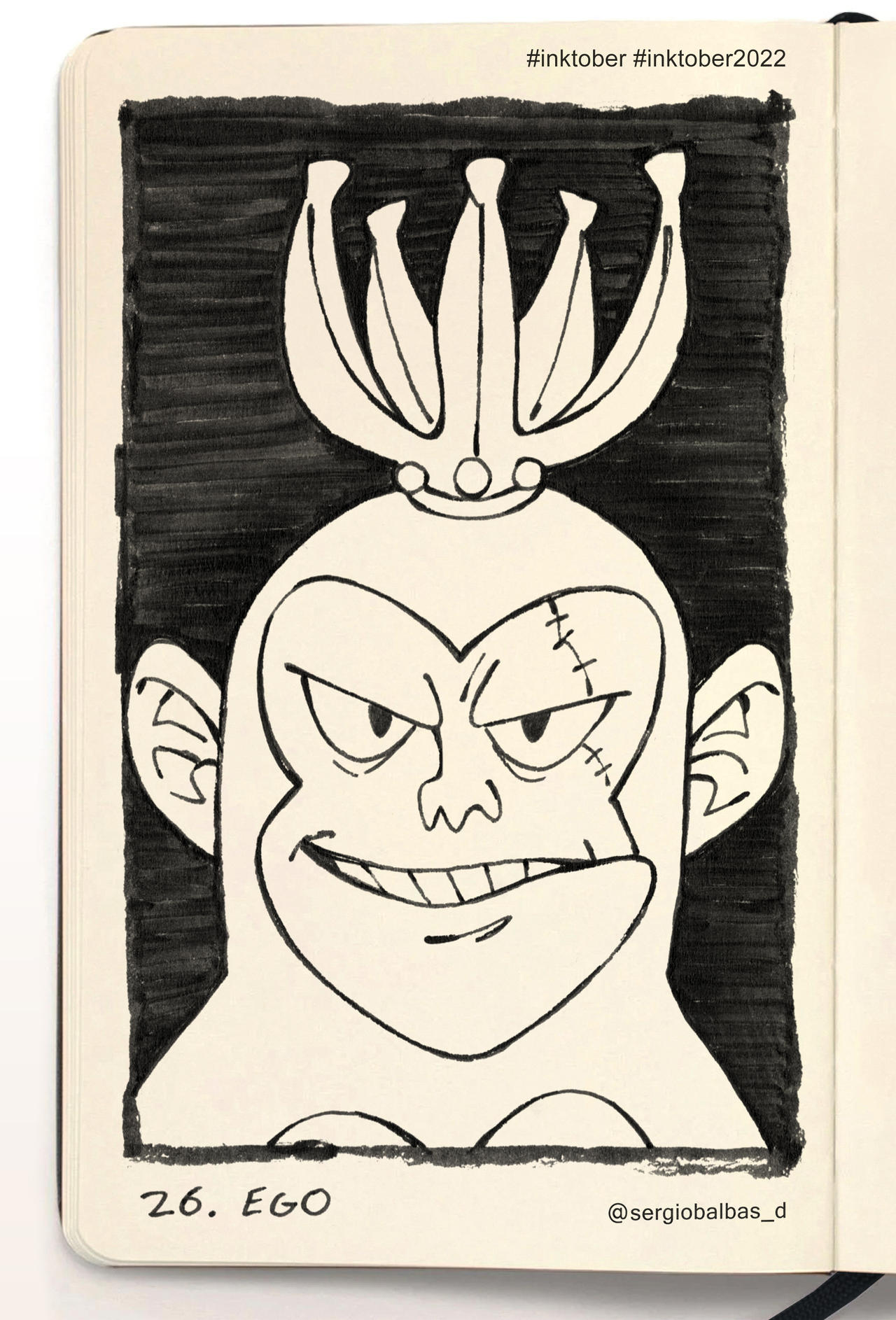 Inktober 2022 - Ego by SergioBalbasD on DeviantArt