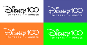 Disney 100th anniversary color variations