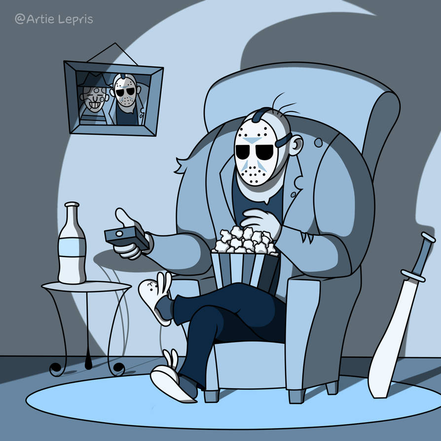 Jason Inflation Jason chilling by ArtieLepris on DeviantArt