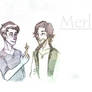 Gwaine and Merlin