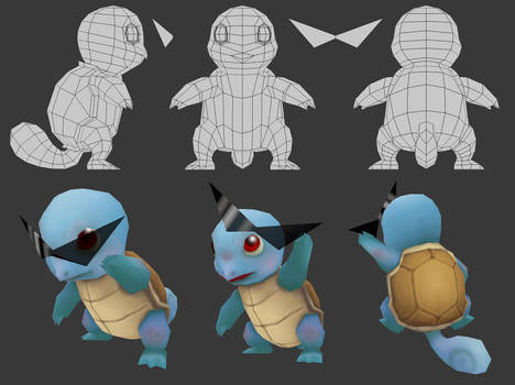 3d squirtle