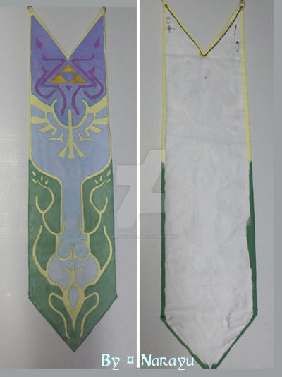 Princess Zelda TP Royal Tapestry front and back