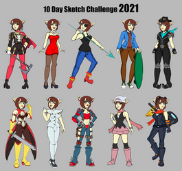 10 Day Sketch Challenge (2021)