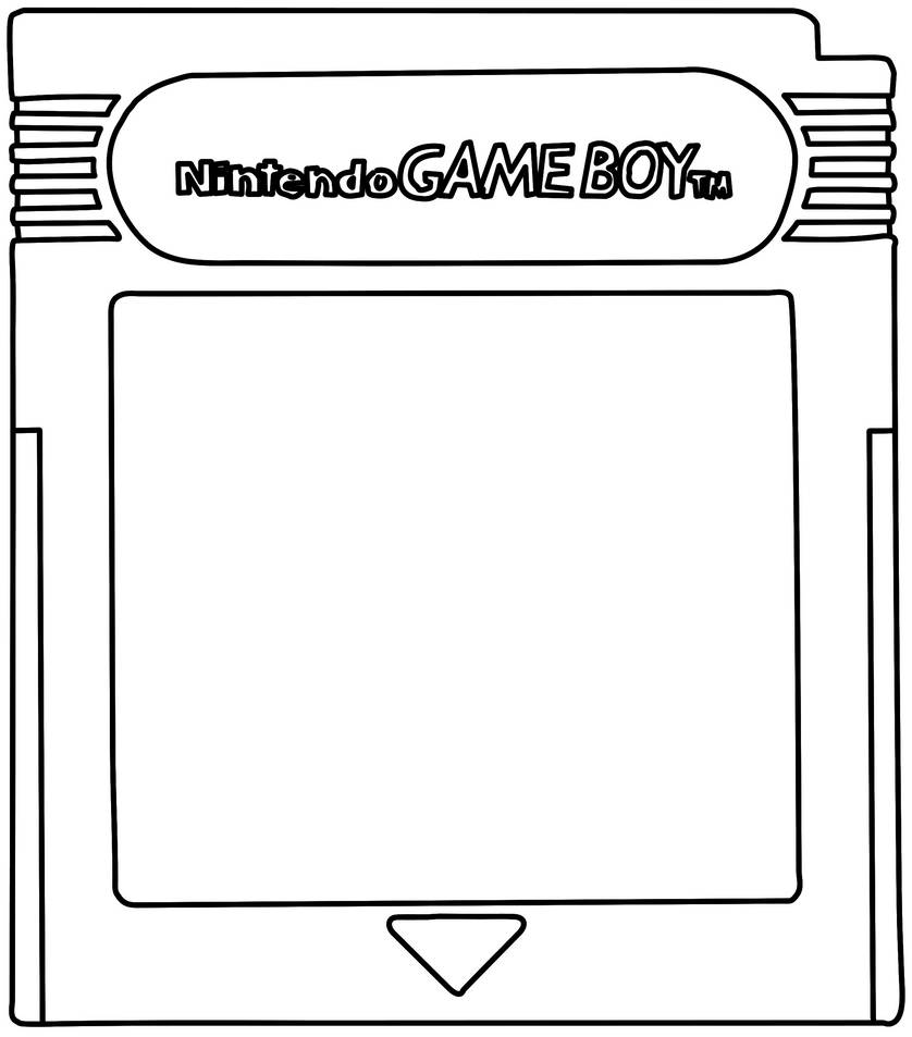 Game Boy Cartridge Template by vg-tails on DeviantArt