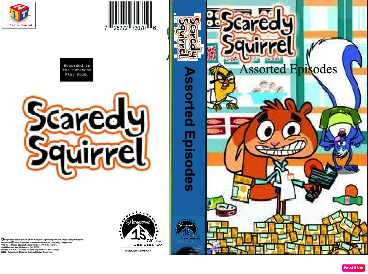 Scaredy Squirrel VHS Cover by Mr-Deviantarter on DeviantArt