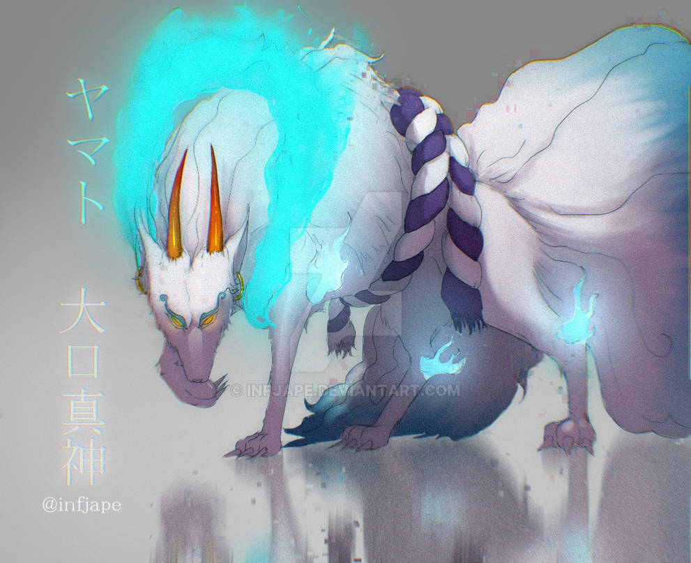 Yamato, Dog form by infjape on DeviantArt