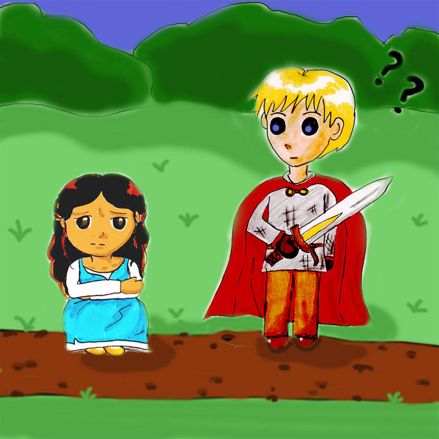 Arthur and Gwen chibis by RoseArts on DeviantArt