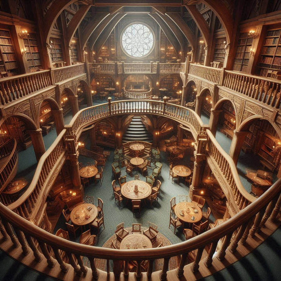 The east wing of the grand library by sdaoly on DeviantArt