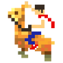pixel 3D: The llama rider