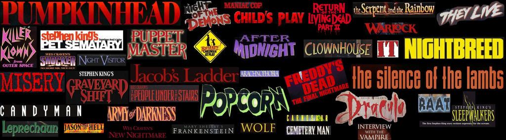Horror Movie Logo Milestones 1988-1994