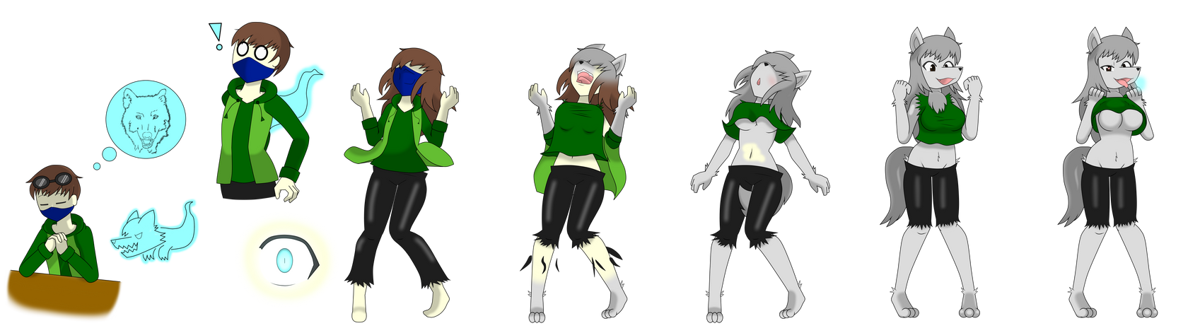 (request)Wanna be as a wolf TF TG by takau92729 on DeviantArt