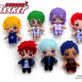 Kurobasu mini plushies