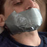 Tape gagged