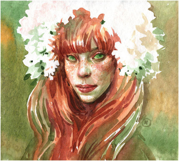 Spring girl by DalfaArt on DeviantArt