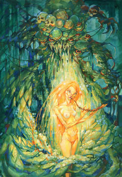 Forest spirit and his daughter