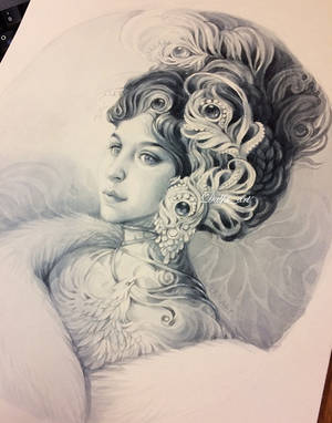 Silver queen by DalfaArt Silver queen by DalfaArt