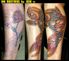 Koi Fish - Cover Up